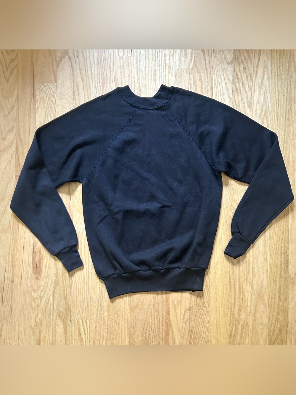 Vintage Pannill Sweatshirt Crewneck Youth Kids Size XL Black 70’s Made in USA 🇺🇸